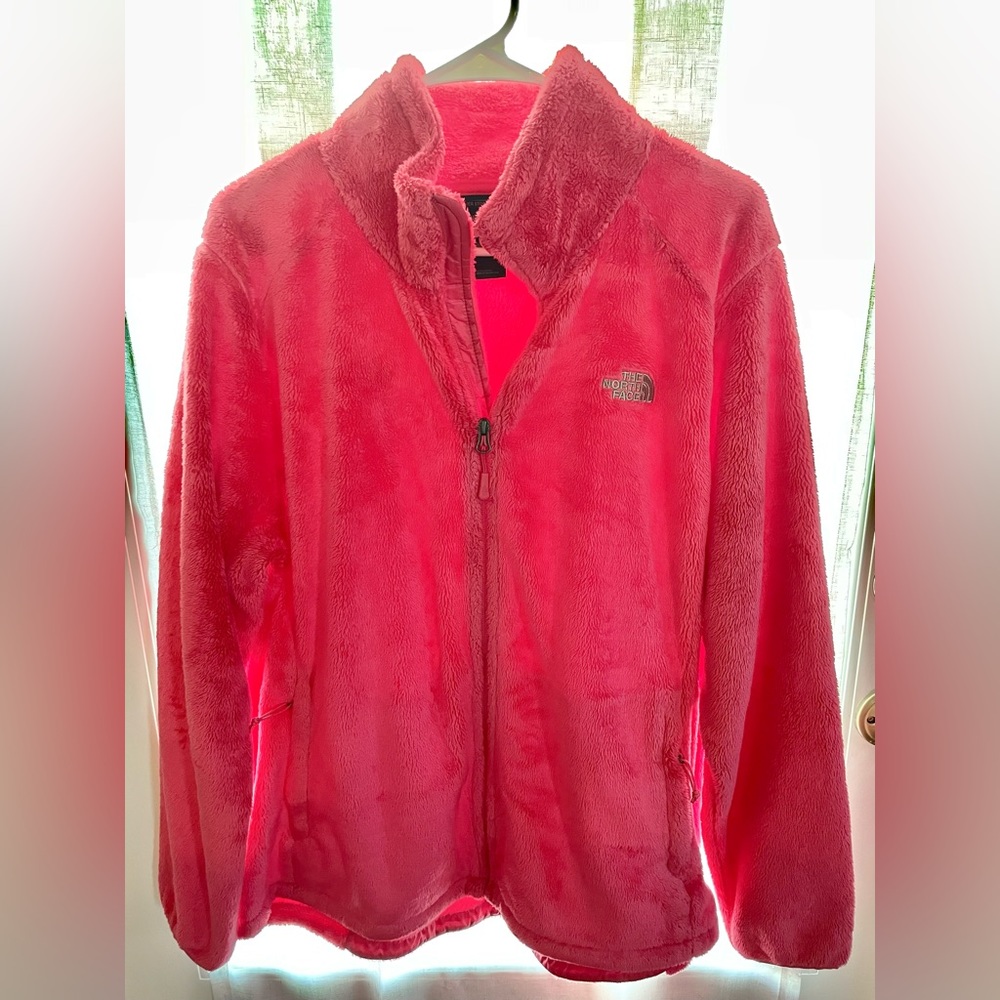 North Face fuzzy women’s jacket